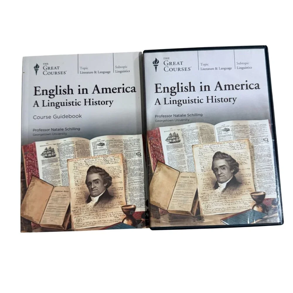 Great Courses English in America A Linguistic History DVDs Guidebook Schilling - Picture 4 of 4